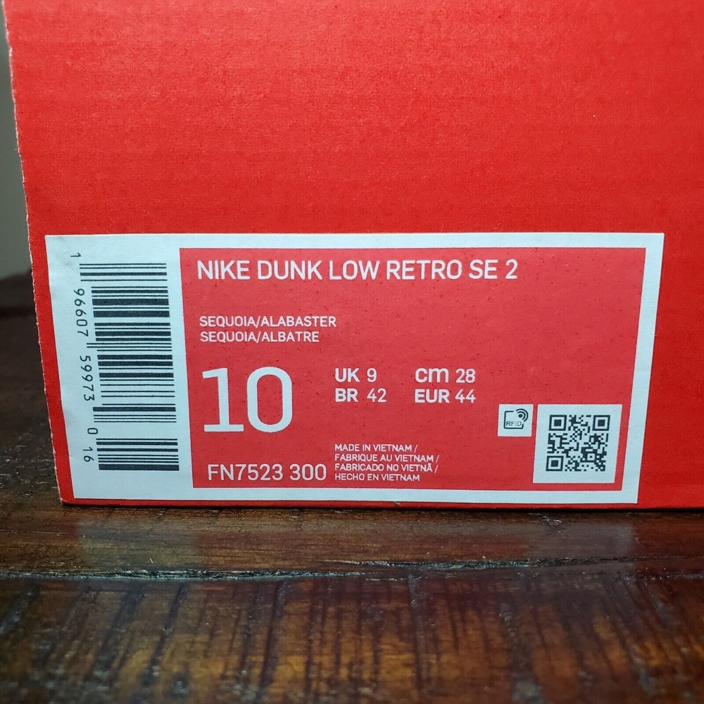 Nike Dunk Low Gone Fishing Rainbow Trout Shoes Mens 8.5, 10 FN7523-300 - Picture 12 of 13